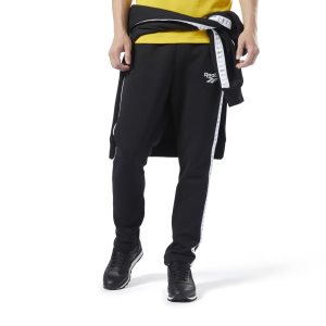 Spodnie Męskie Reebok Classic Vector Jogger Czarne PL 83ZWRGF